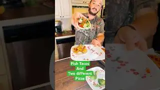Fish Tacos, two different picos&hellip; you gunna wanna fix a plate! #fishtacos #mangosalsa #tacostuesday