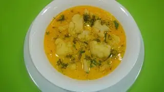 Суп с цветной капустой и кабачком