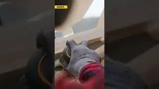 Шлифовка оконных рам для более качественной отделки с помощью Mirka&reg; DEOS 343