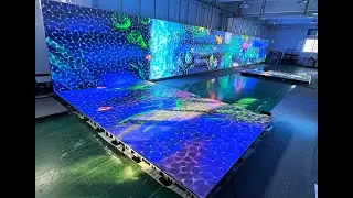 Laser interactive intelligent dance floor LED tile screen