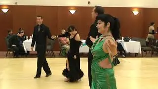 Pre Champ Sr 1 Smooth USAdance Indy Waltz Tango Foxtrot V Waltz Gene Brockert  & Becci Bernard