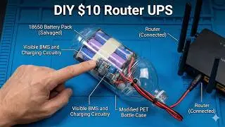 DIY Mini UPS for Router and ONU: Stay Online During Power Cuts!