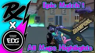 All Maps Highlights - Paper Rex VS EDward Gaming | VALORANT Champions 2022