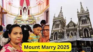 Mount Marry Fair 2025 | बांद्रा माऊंट मेरी जत्रा 🙏🎉 | Bandra Fair Vlog in Marathi 