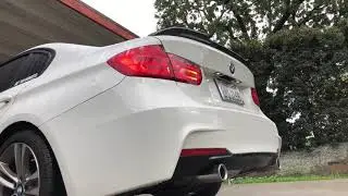 BMW F30 328i Stock Tune | Resonator Delete | 335i Axleback