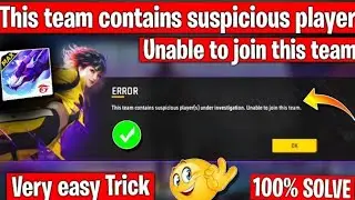 FREE FIRE TEAM JOIN PROBLEMHOW TO FIX TEAM JOINING ERROR IN FREE FIRE