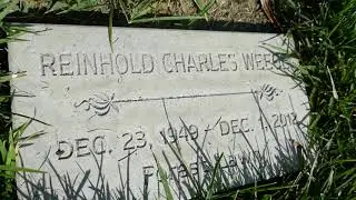 Director Writer Reinhold Weege Grave Forest Lawn Hollywood Hills Los Angeles CA USA June 6, 2024