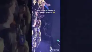 Dove Cameron enjoying the concert in Madrid