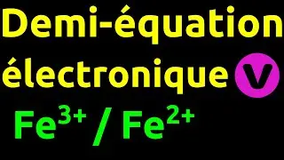Demi-équation électronique : Fe3+/Fe2+