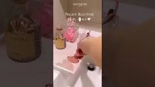 asmr night routine🌸💜️#grwm#gurwm #nightroutine#aesthetic #selfcare #selfcarevlog