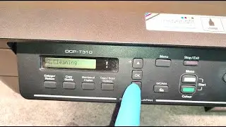 HOW TO CLEAN THE PRINTHEAD ON BROTHER DCP-T300, DCP-T310, DCP-T500, DCP-T700, PRINT NOZZLE CHECK
