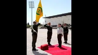 تسليم علم جلالة القائد الأعلى إلى كتيبة الحسين الآلية 2 - برنامج جيشنا العربي