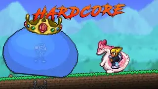 Can I Defeat King Slime?! | Terraria 1.4.5 Hardcore