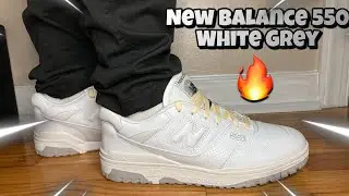 New Balance 550 White Grey Review & On Feet! BEST VINTAGE SNEAKER!?