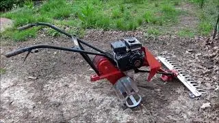 Testing an old Merry Tiller Tractor sickle bar mower