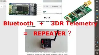 3DR Telemetry + Bluetooth = REPEATER !