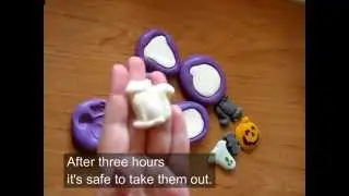 Diy no heat cold porcelain/ air dry clay #LoveFallArt