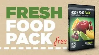 Fresh food pack free download for 3D Element مجانا