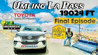 Umling La Pass - World's Highest Motorable Pass | Leh To Haryana Non Stop Drive In 26 Hrs #fortuner