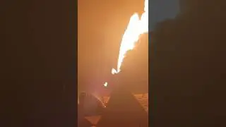 fire show at frandy beach bar