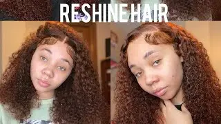 Reshine hair review || kinky curly hair || glueless install