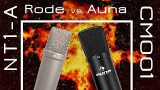 Auna CM001 vs Rode NT1 a Deutsch Mic vs Mic Mikrofonvergleich Techboss 2018