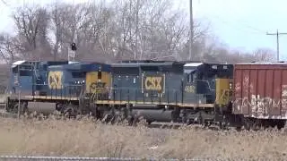 CSX Q621 Enters the CSX St Lawrence Sub...3-3-2017