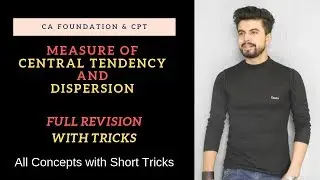 Measure of Central Tendency and Dispersion Full Revision with Tricks | MOCT | Dispersion | Mean | QD