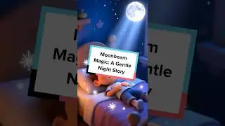 Moonbeam Magic: A Gentle Night Story #shorts
