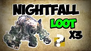 Destiny: My Nightfall Loot x3 Characters, DLC EXOTIC DROP!