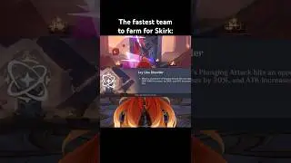 Six second artifact clear #genshinimpact #skirk