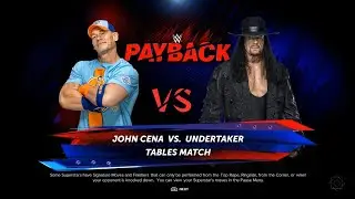 John Cena vs Undertaker | Table Fight | WWE 2K24 | Gameplay #wwe #wwe2k24 #johncena #undertaker