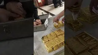 There is a box of gold bars hidden in this safe. #gold