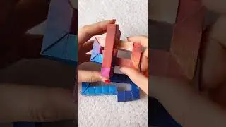 Modular Origami Box / Frame DIY 🧩 Interlocking Paper Units Tutorial | Simple 3D Paper Craft