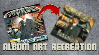 C-Murder Bossalinie Album Art Recreation in Photoshop, No Limit Records Speed Art