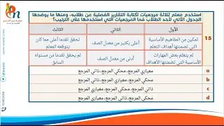 الاختبارات المعيارية والمحكية