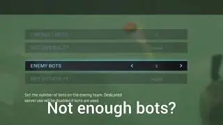 How to make a 10v10 offline in Modern Warfare with bots [Outdated Method]