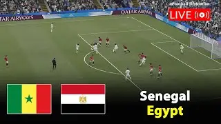 🔴Live- Senegal vs Egypt Semi-Final | Africa Cup of Nations 2025 Match | PES21 Game Simulation