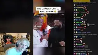 xQc reacts to DJ Khaled was given a chance to score a basketball