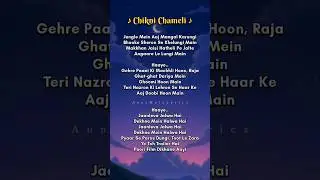 TRY WITH YOUR OWN VOICE 🤍- CHIKNI CHAMELI SONG LYRICS 💕#trywithyourownvoice #songlyrics #song