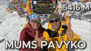 HIMALAJAI #25, ŠTURMO DIENA, KYLAME Į 5416M LA THORANG PERĖJĄ
