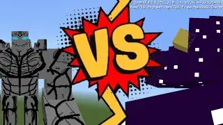 Minecraft pe Mob Battle:Ursa Major VS Giant Stone Golem