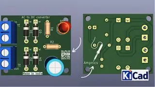 How to add external graphics in KiCad | Logos & ICONS | Ampnics