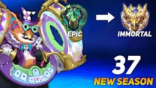 MY FIRST GAMEPLAY CHIP IN SEASON 37‼️TRY THIS NEW BEST BUILD EMBLEM - CHIP GAMEPLAY