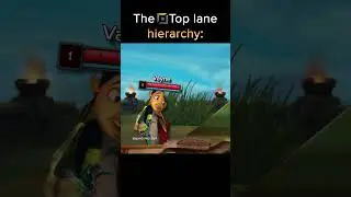 The top lane hierarchy #lolmemes #leagueoflegends #leagueoflegendsclips #leagueoflegendsmemes