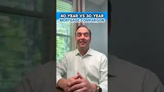 40 Year vs 30 Year Mortgage Comparison #homebuyers #homeowners #mortgageinterest #homeequity