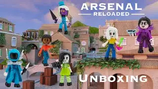 Arsenal Reloaded Unboxing Figures #arsenal #roblox #toys