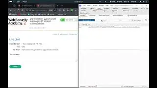 Manipulating WebSocket messages to exploit vulnerabilities | Web Security Academy | PortSwiggerLabs