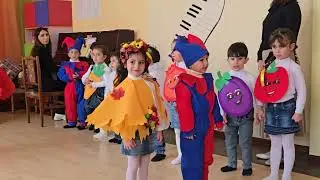 «Դեղնահեր աշուն» խորագիրը  կրող ցերեկույթ միջին «Բ» խմբում 🍑🍁🍎🍁🍐🍁🍇