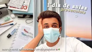 VLOG: primeiro dia de aulas presenciais :)